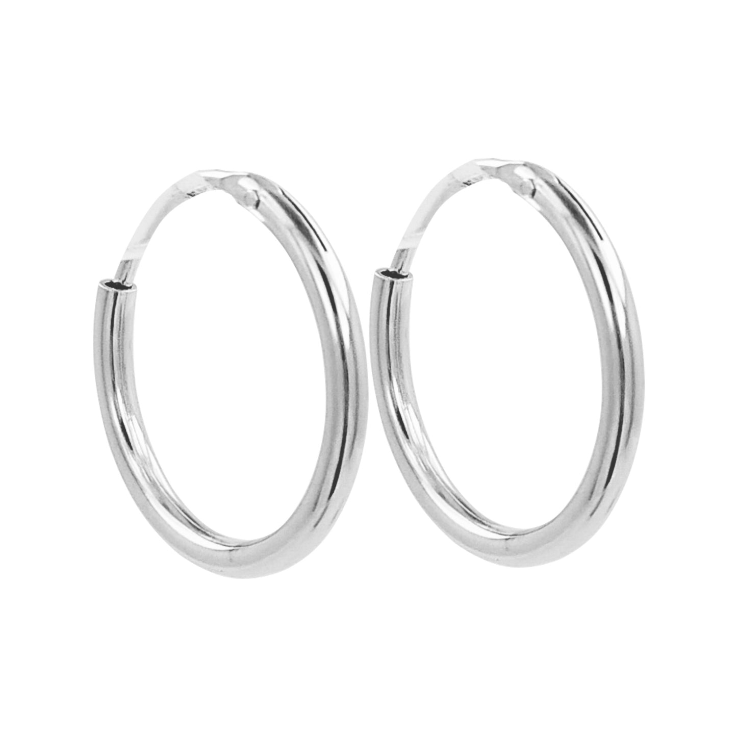 Pair of Elegant Unisex Tube Hoop Earrings | 14K Gold Plated Over Silver | Perfect for Dailywear |Party Wear and Gift on All Occasions