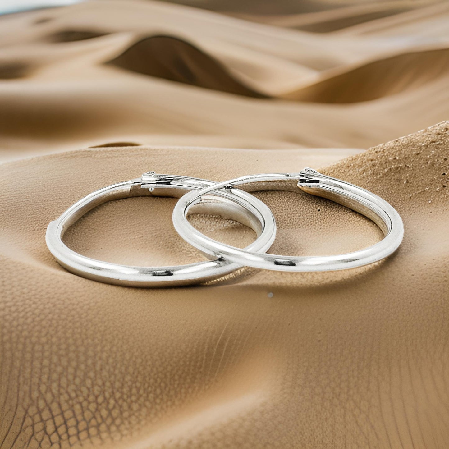 Perfect Unisex Tube Hoop Earrings | 14K Gold Plated Over Silver | Perfect for Daily/Party Wear and Gift on All Occasions to Loved Ones
