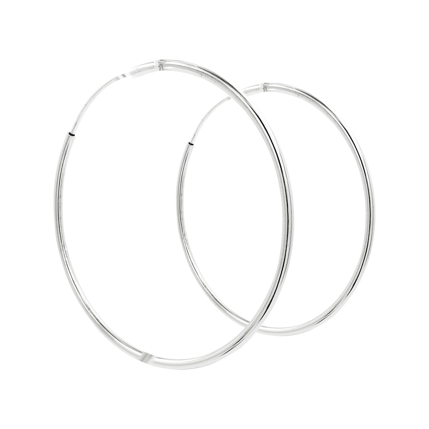 50MM Elegant & Beautiful Pair of Hoop Earrings in 14K Gold Plated Over Silver | Perfect for Daily/Party Wear | Ideal Gift for Loved Ones