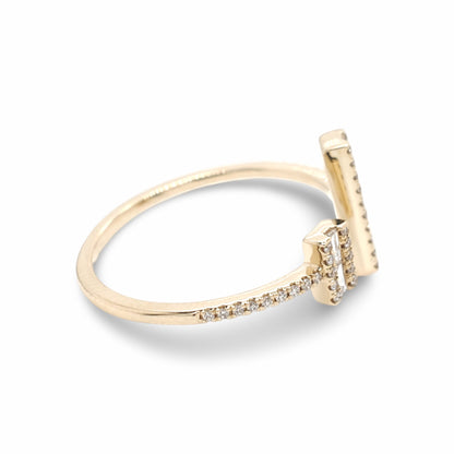 GOLD VERMEIL FASHION OPEN RING