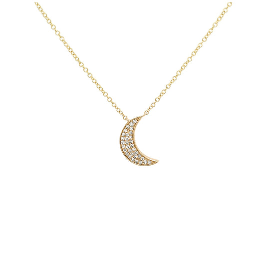 MOON GOLD VERMEIL NECKLACE