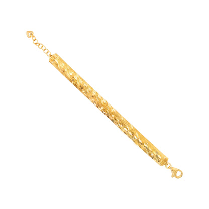 Timeless 14K Gold Plated Chain Bracelet for Women | Statement Jewelry | Partywear Bracelet | Elegant Gift for Her | Special Occasion Jewelry