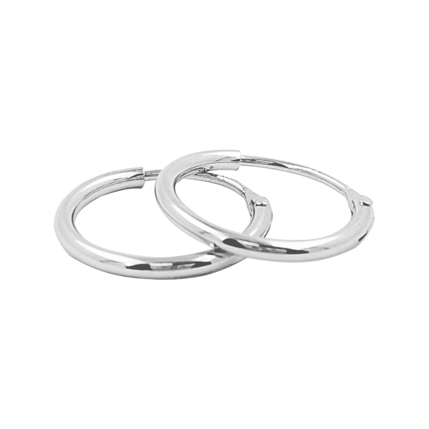 Timeless Pair of Elegant Unisex Hoop Earrings | 14K Gold Plated Over Silver | Perfect for Daily Wear and Gift on All Occasions |Partywear