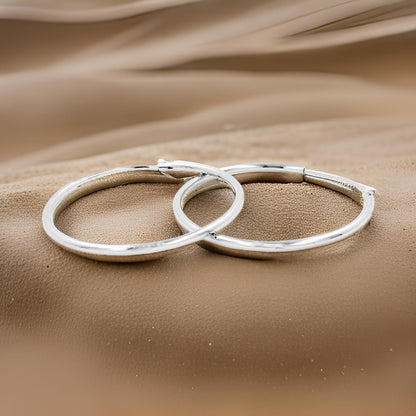 Masterpiece Unisex Tube Hoop Earrings | 14K Gold Plated Over Silver | Perfect for Daily/Party Wear and Gift on All Occasions to Loved Ones