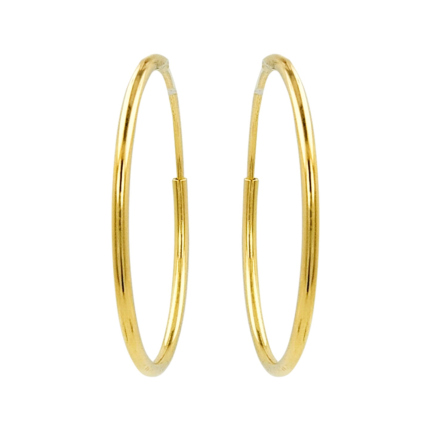 Masterpiece Unisex Tube Hoop Earrings | 14K Gold Plated Over Silver | Perfect for Daily/Party Wear and Gift on All Occasions to Loved Ones