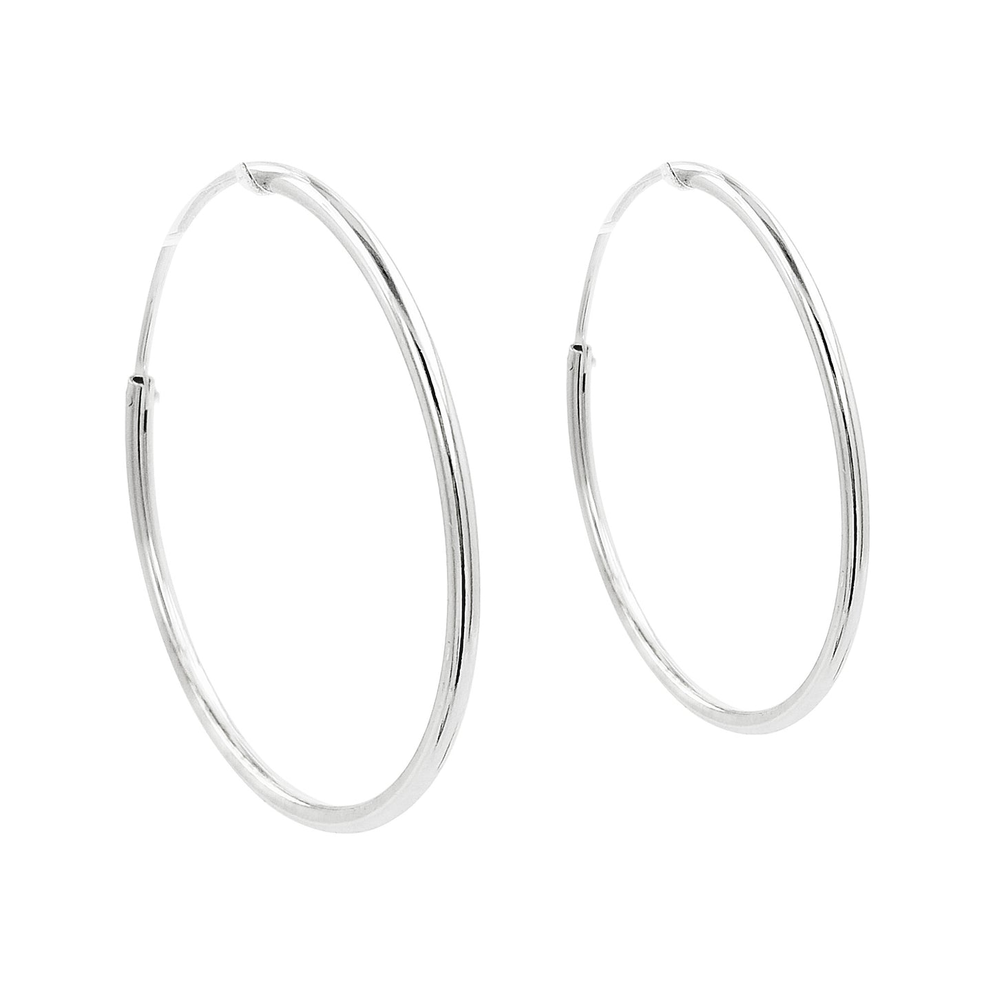 32MM Beautiful pair of Hoop Earrings in 14K Gold Plated Over Silver |Perfect for Daily/Party wear |Ideal for gift to loved Ones on occasions