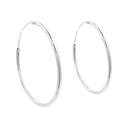 32MM Beautiful pair of Hoop Earrings in 14K Gold Plated Over Silver |Perfect for Daily/Party wear |Ideal for gift to loved Ones on occasions