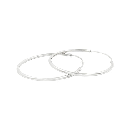 32MM Beautiful pair of Hoop Earrings in 14K Gold Plated Over Silver |Perfect for Daily/Party wear |Ideal for gift to loved Ones on occasions