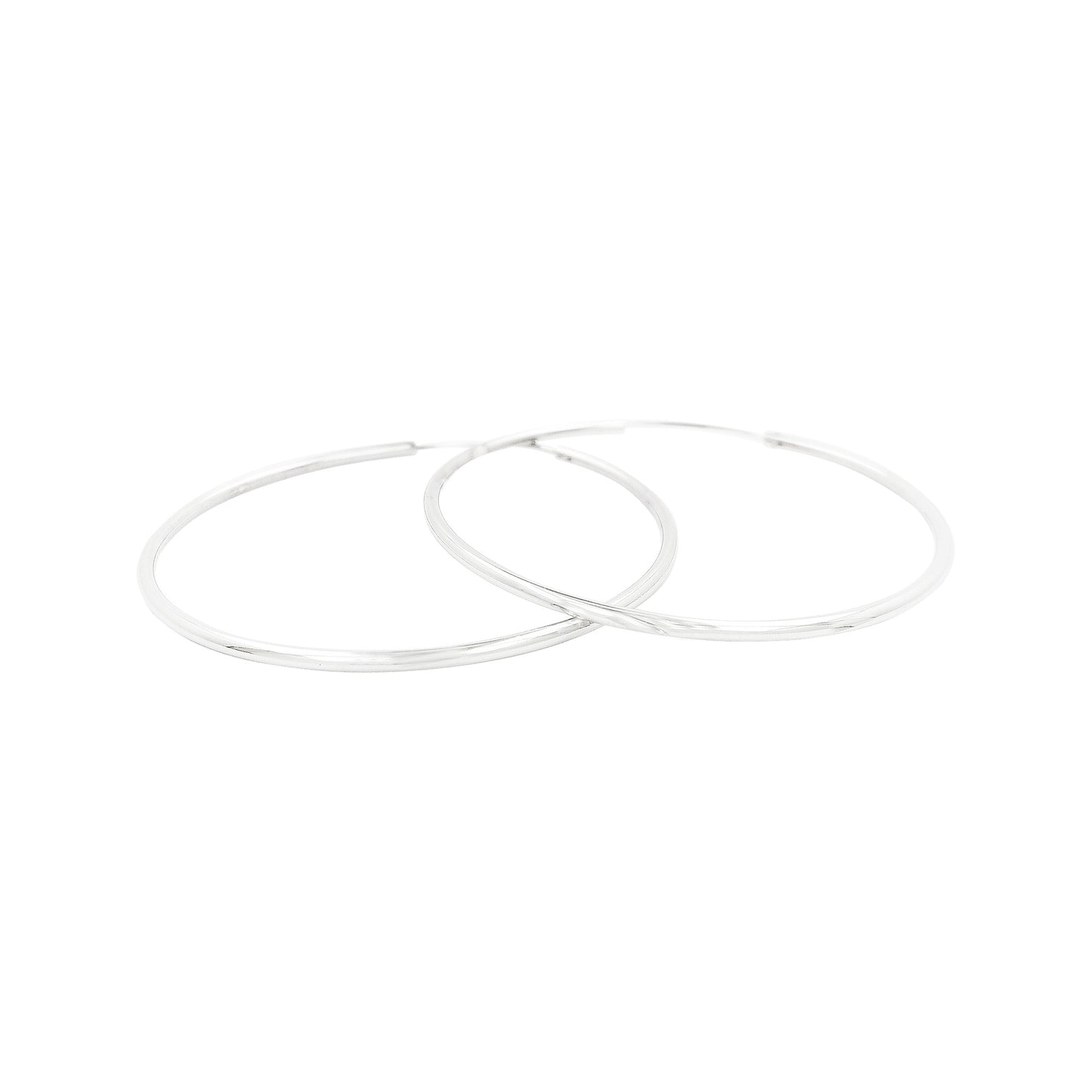50MM Elegant & Beautiful Pair of Hoop Earrings in 14K Gold Plated Over Silver | Perfect for Daily/Party Wear | Ideal Gift for Loved Ones