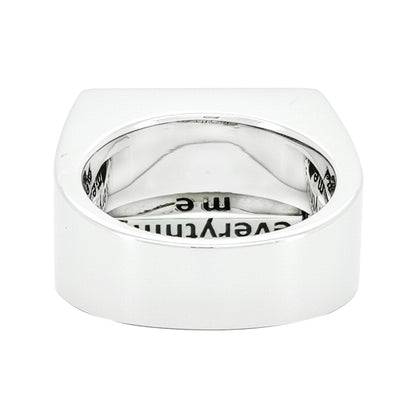 Unisex Spinner Ring, Bold Engraving, 14K Gold Plated Silver Roulette Band, Personalized Anti-Anxiety Ring, Gift for Him/Her