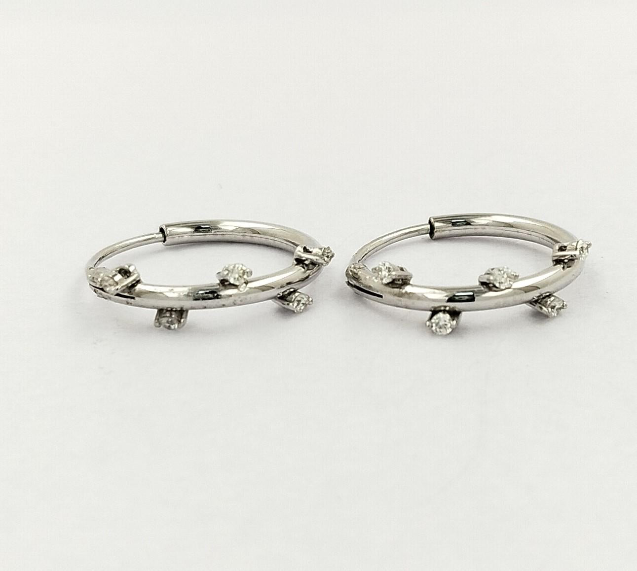 15MM Tube Hoop Earrings with Diamonds in 14K Gold Plated Silver | Best for Daily & Party Wear | Ideal Gift for Loved Ones |Gift for Her